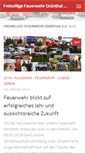 Mobile Screenshot of feuerwehr-gruenthal.de